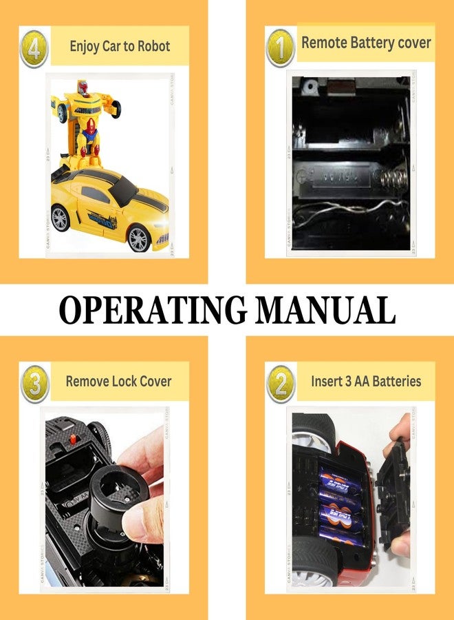 QUEENZOMY سيارة كوينزومي الروبوتية المتحولة للأطفال من عمر 3 سنوات فما فوق، سيارة تتحول تلقائيًا، سيارة تصادم وانطلاق | حجم صغير 14.5 سم | ألوان متعددة - Image 5